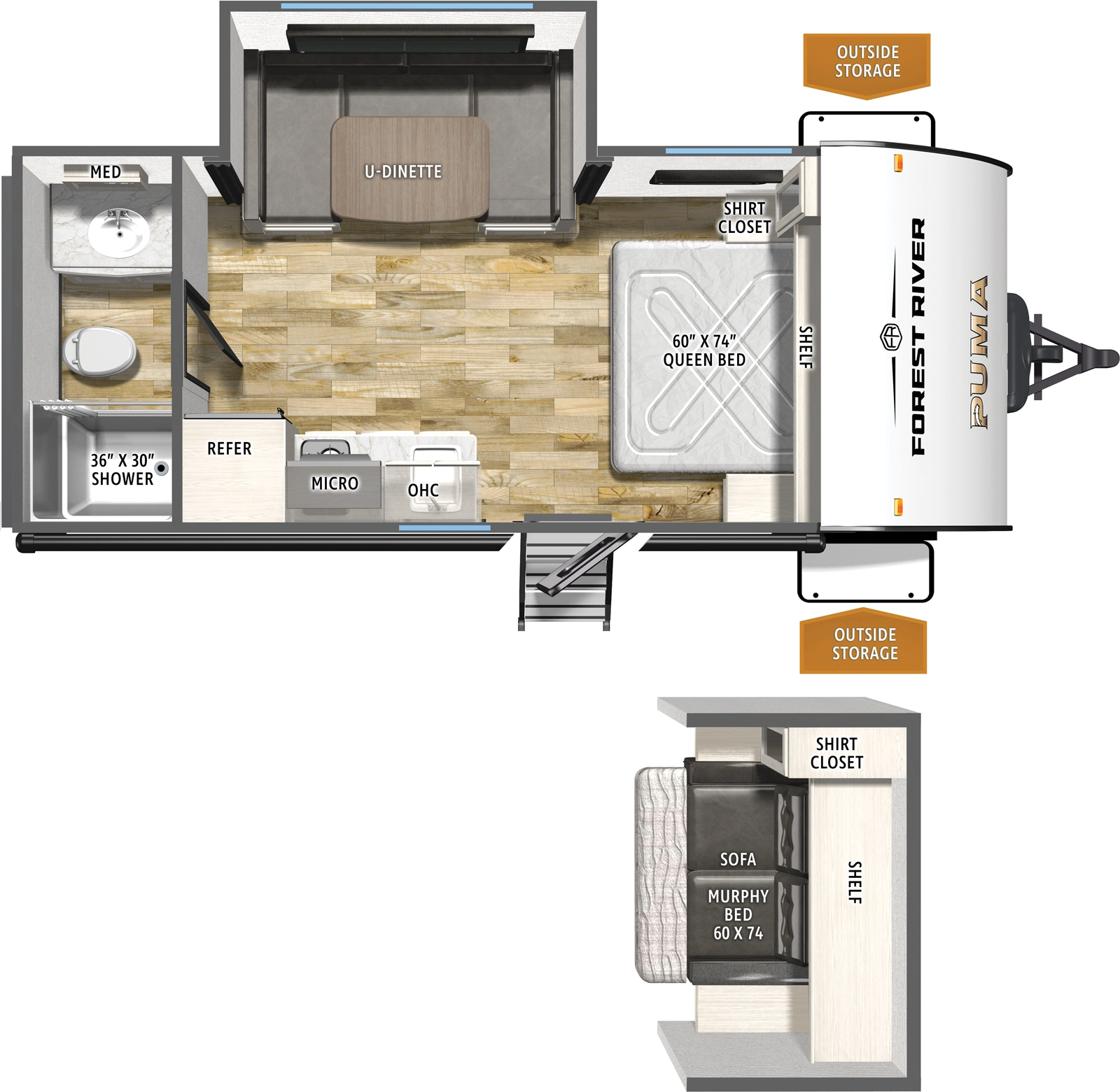 Puma Camping Edition 16DSCE Floorplan